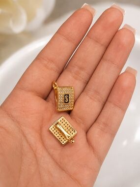 18K Gold-Plated Laminated Earrings ✨